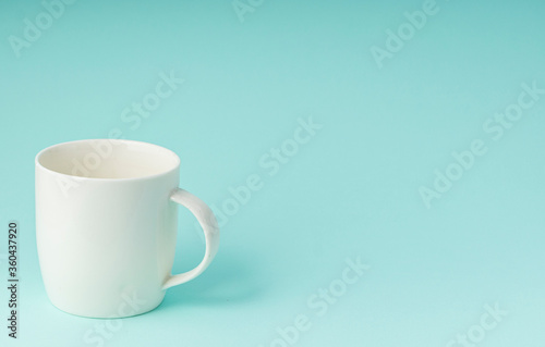 white mug for hot drinks