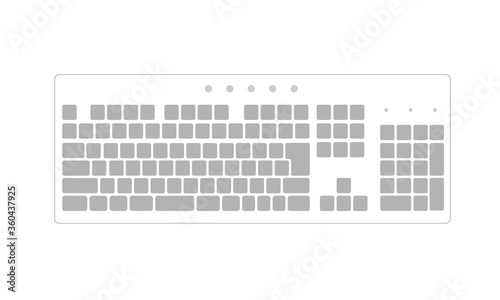 パソコンのキーボードの並び