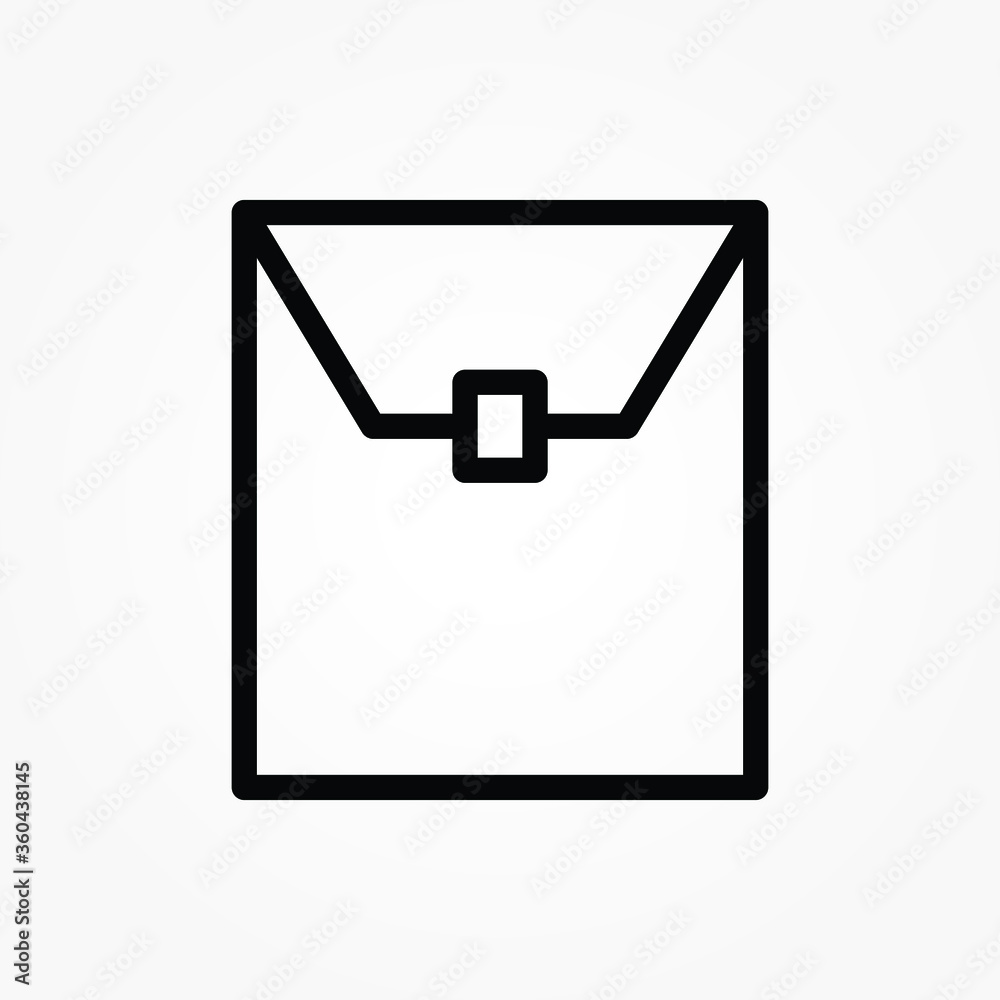 outline bag icon vector illustration outline bag icon vector illustration