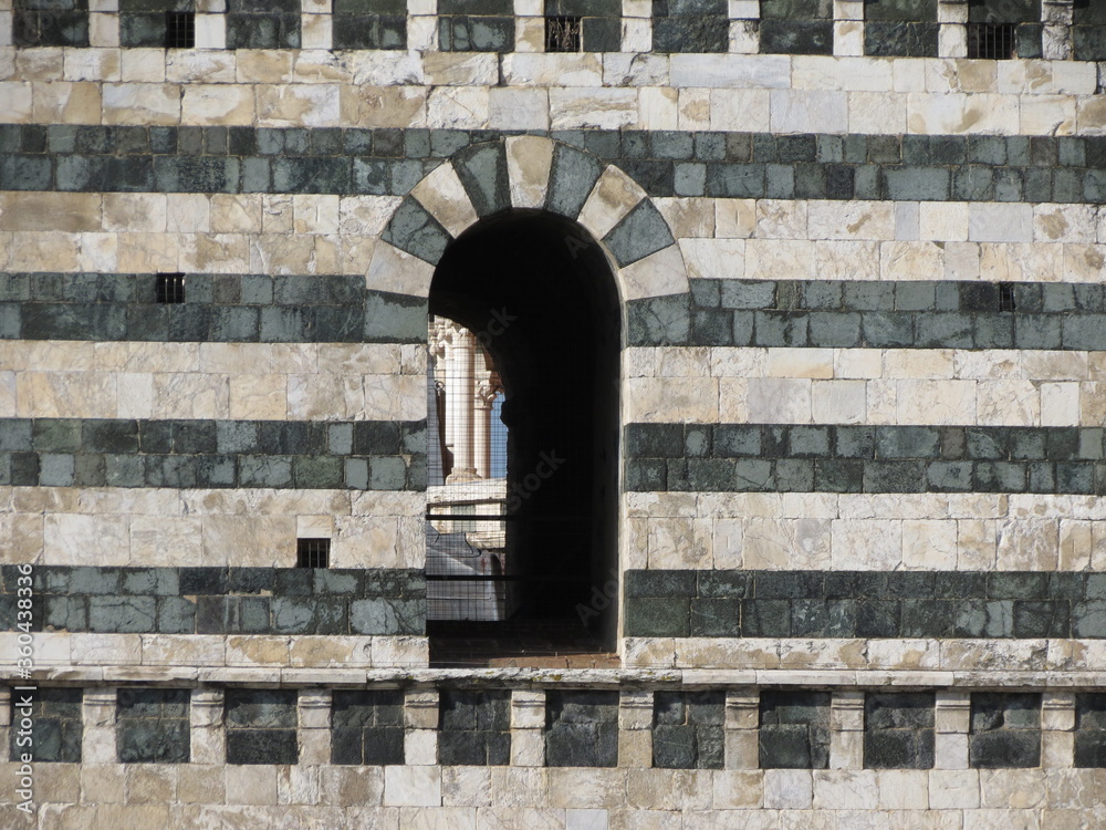 Romanesque monofora window