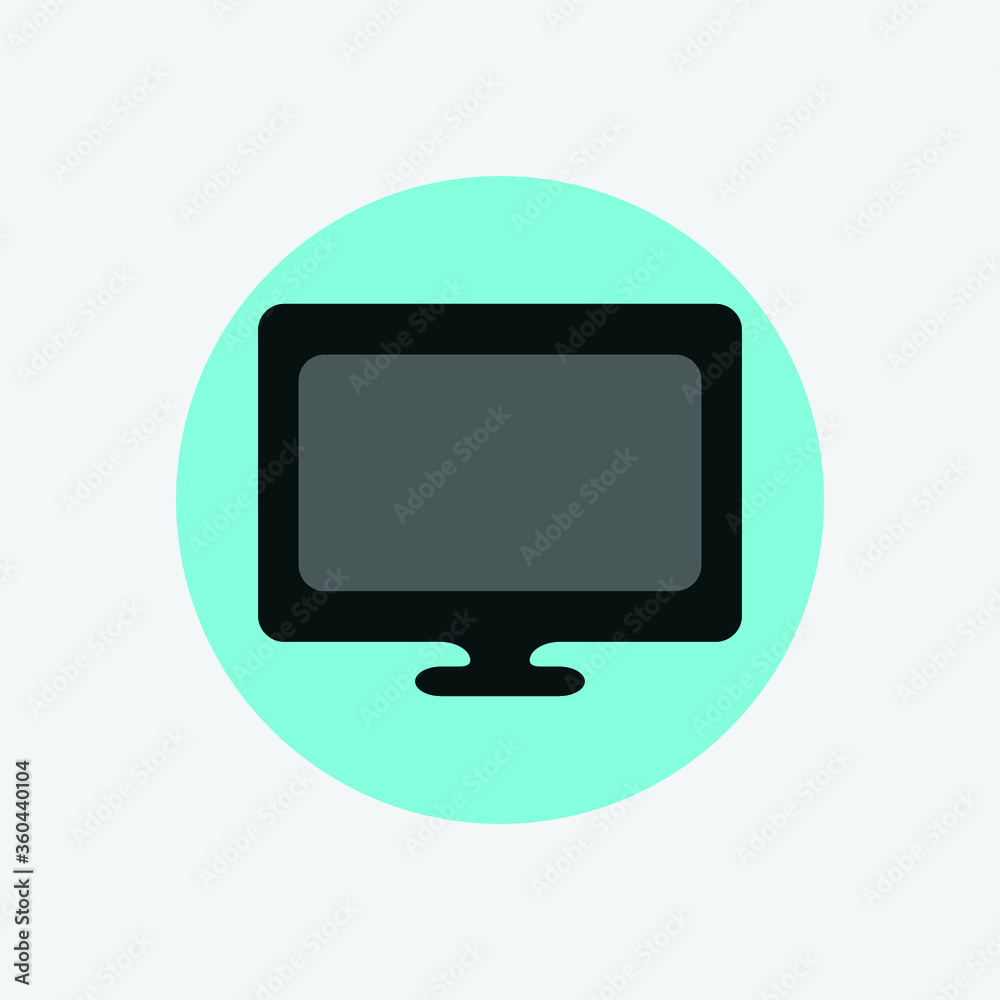Desktop icon vector Desktop icon vector