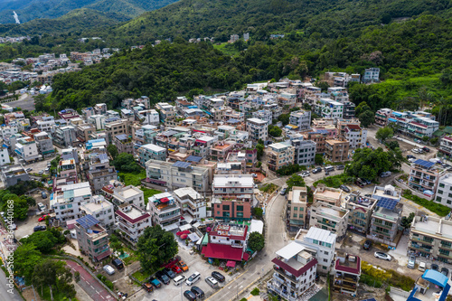 Drone fly over Tai Po Ting Kok