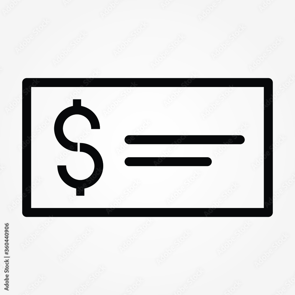 outline financial records icon vector illustration outline financial records icon vector illustration