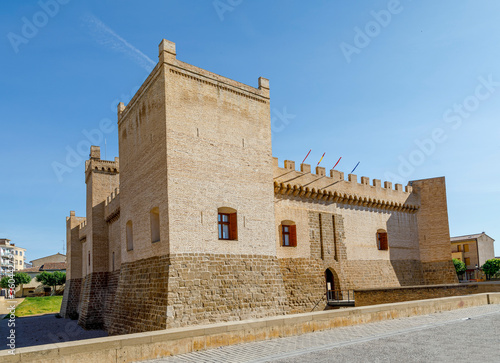 The castle palace of Marcilla  Spain photo