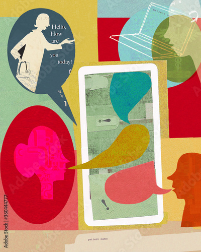 Patients accessing doctor online