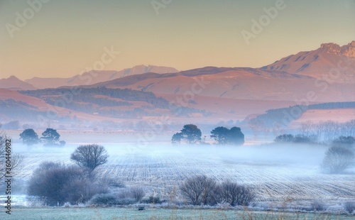 WINTER LANDSCAPES southern Drakensberg, Kwazulu Natal, South Africa 