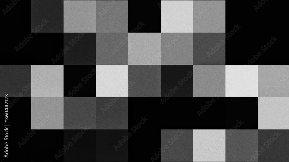 Black and white abstract mosaic with a rough texture background. Monochrome square pattern background. Picture for creative wallpaper or design art work. Backdrop have copy space for text. Black and white abstract mosaic with a rough texture background. Monochrome square pattern background. Picture for creative wallpaper or design art work. Backdrop have copy space for text.