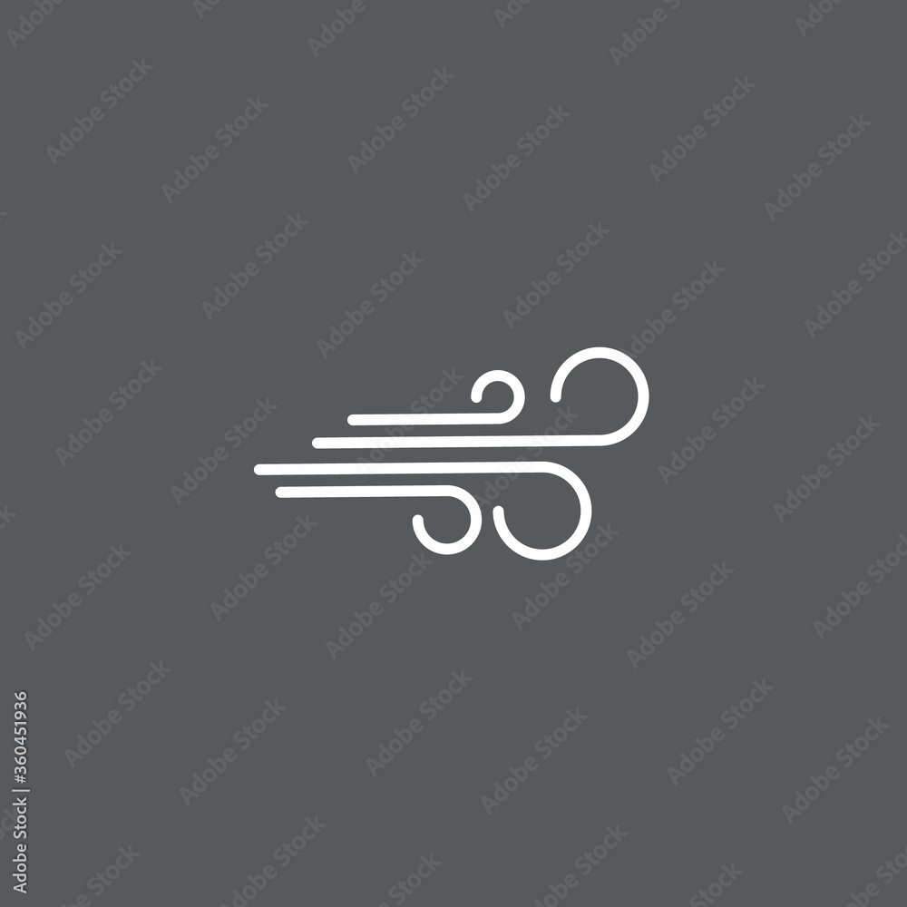 Wind icon vector Wind icon vector