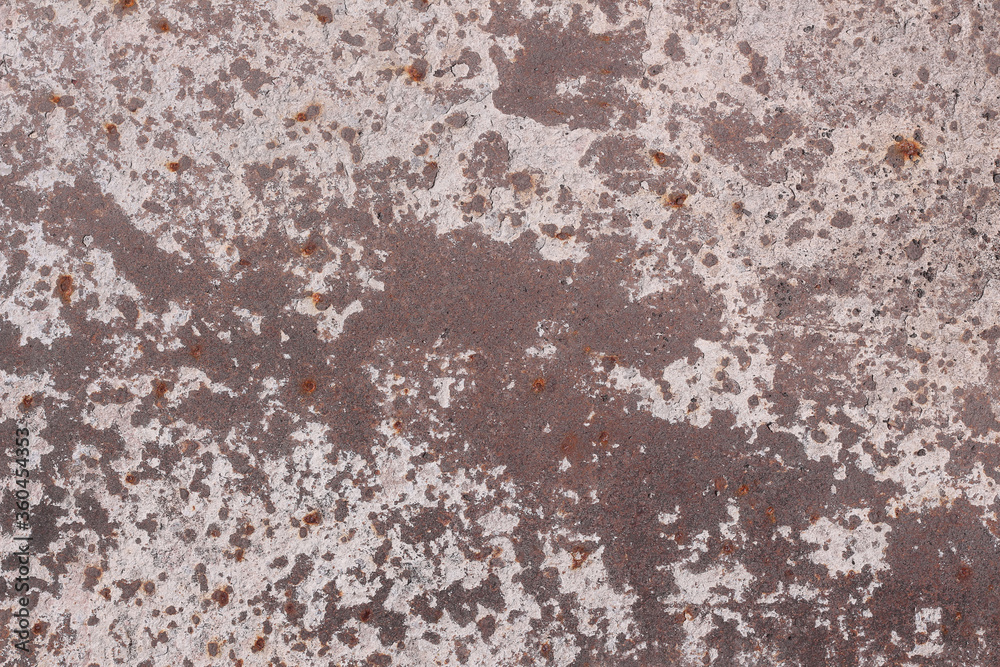 Fototapeta premium Dark shabby rusty metal texture. Old iron background