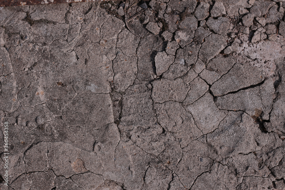 texture of the ground surface with cracks, cracks of dry land without water. global warming, soil rupture, cracked earth texture of the ground surface with cracks, cracks of dry land without water. global warming, soil rupture, cracked earth