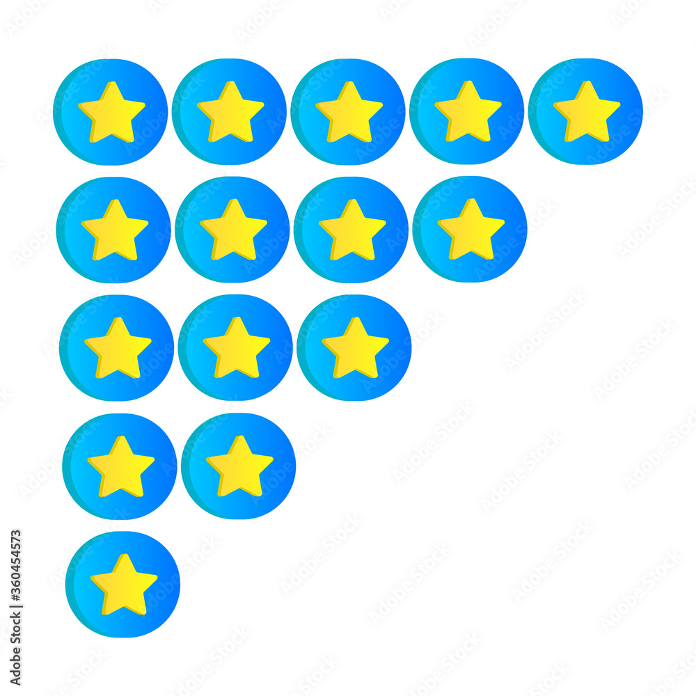 Rating golden stars in 3d style. Full and half star quality rank service symbol Rating golden stars in 3d style. Full and half star quality rank service symbol