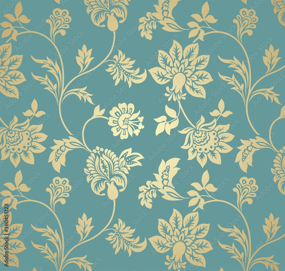wedding card design, paisley floral pattern , India wedding card design, paisley floral pattern , India