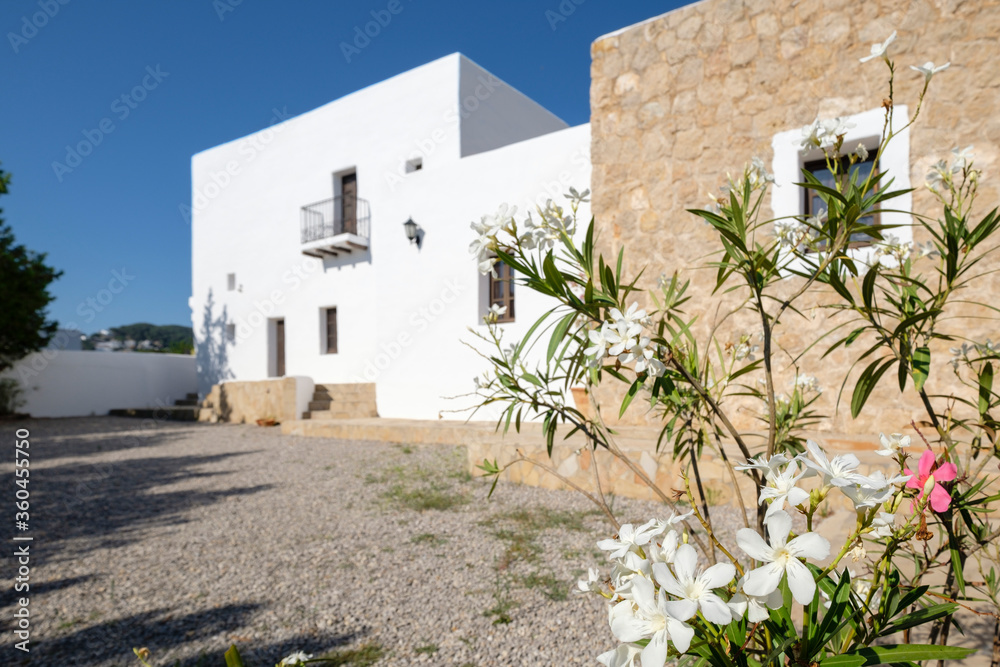 Naklejka premium casa tradicional, Museo de Etnografía de Eivissa, Can Ros - Puig de Missa, Santa Eulària des RiuIbiza, balearic islands, Spain