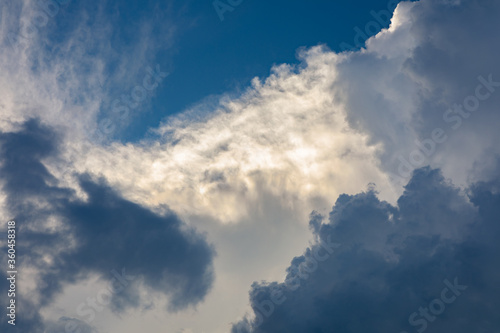 blue sky sunny clouds panorama © UA_PM