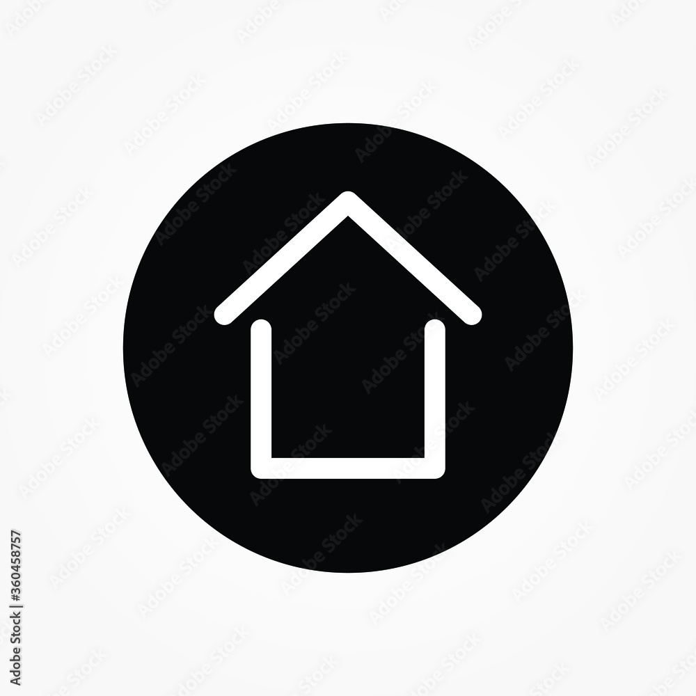 Fototapeta premium button home symbol icon vector illustration