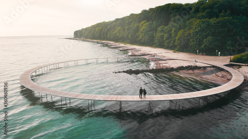 The infinity bridge in Aarhus, den uendelige bro