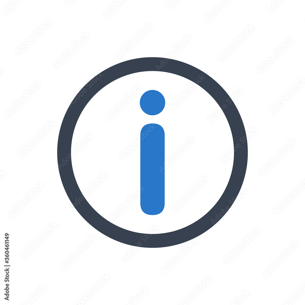Information sign icon Information sign icon