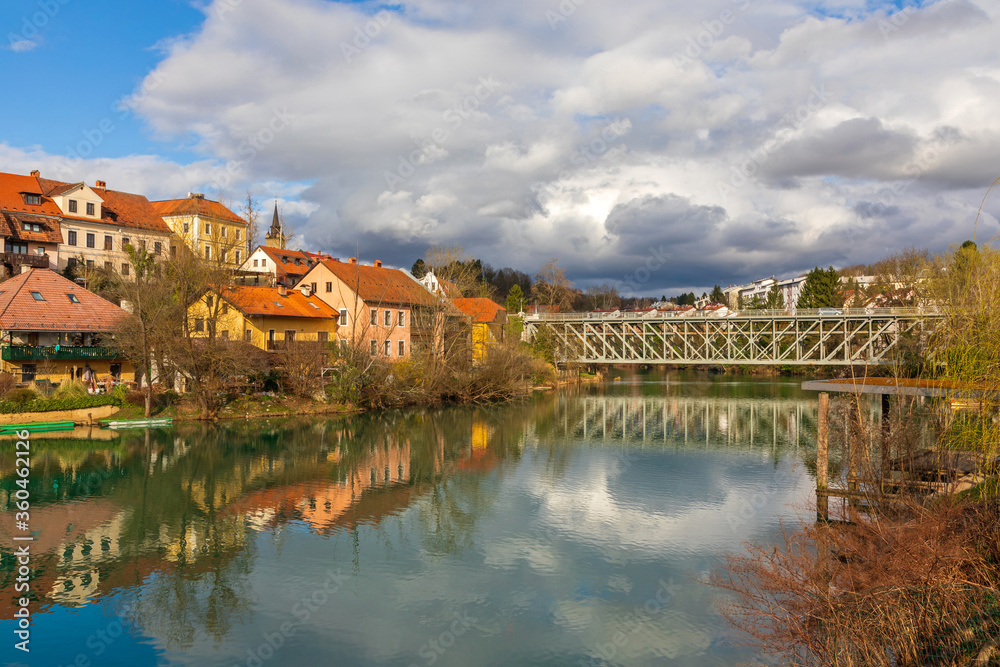 Krka Bridge Novo Mesto Slovenia