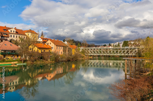 Krka Bridge Novo Mesto Slovenia