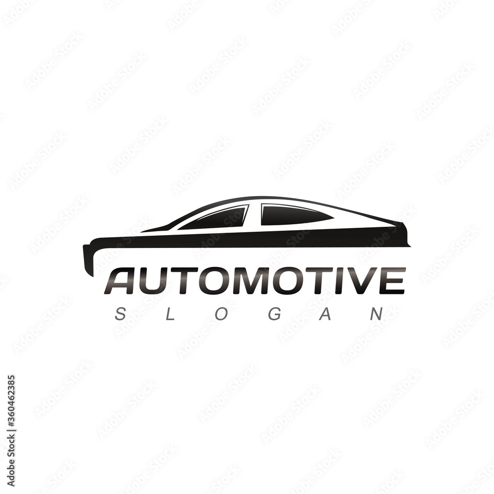 Automotive Logo Template, Modern Car Icon