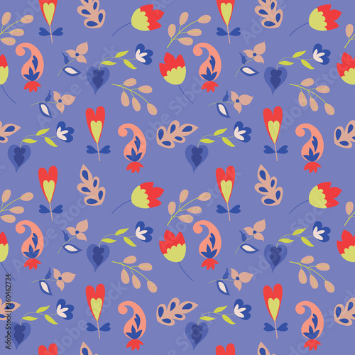 Floral Vector Seamless Pattern design