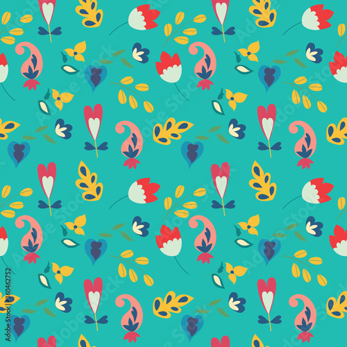 Floral Vector Seamless Pattern design