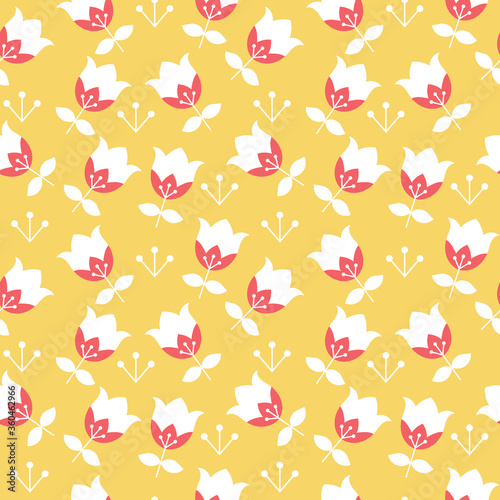 Wallpaper Mural Leaves Vector Seamless Pattern design Torontodigital.ca
