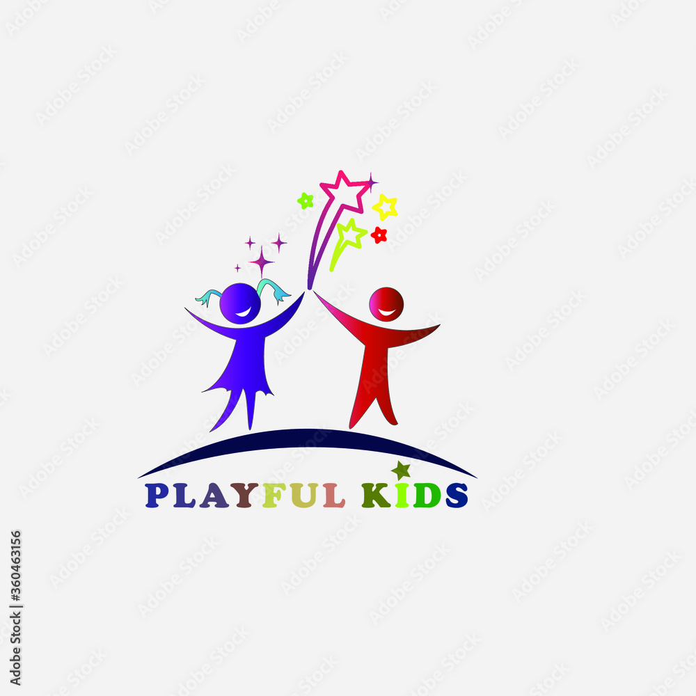 @ child vector illustration for Children logo @ child vector illustration for Children logo