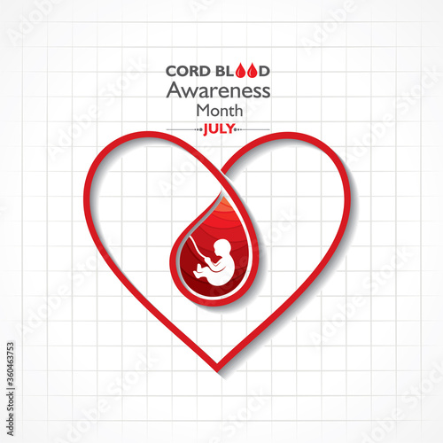 Cord Blood awareness month observed in July Every Year