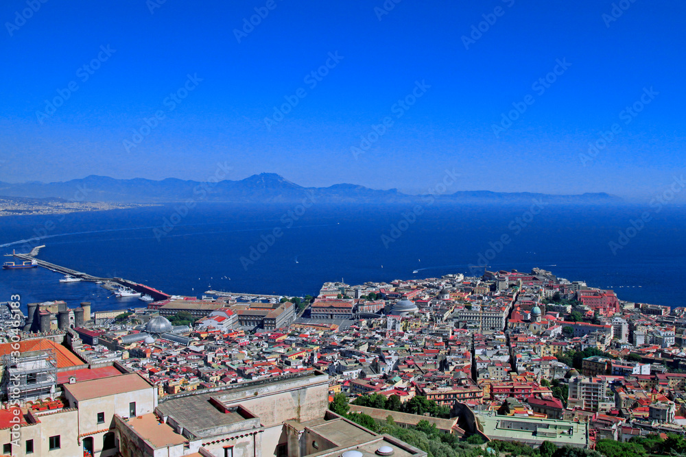 view of the sea of Naples