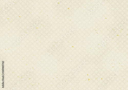 七宝入りの和紙イラスト