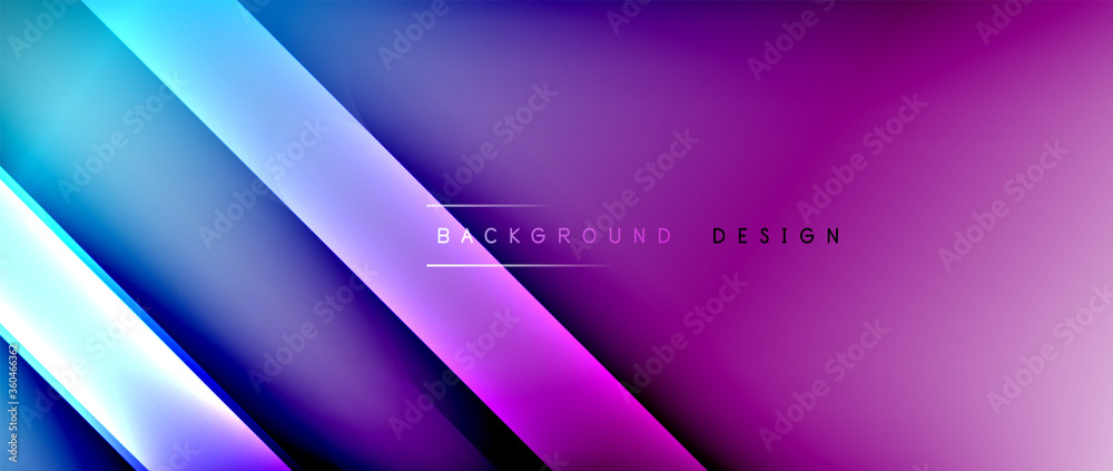 Bright gradient neon lines abstract background Bright gradient neon lines abstract background
