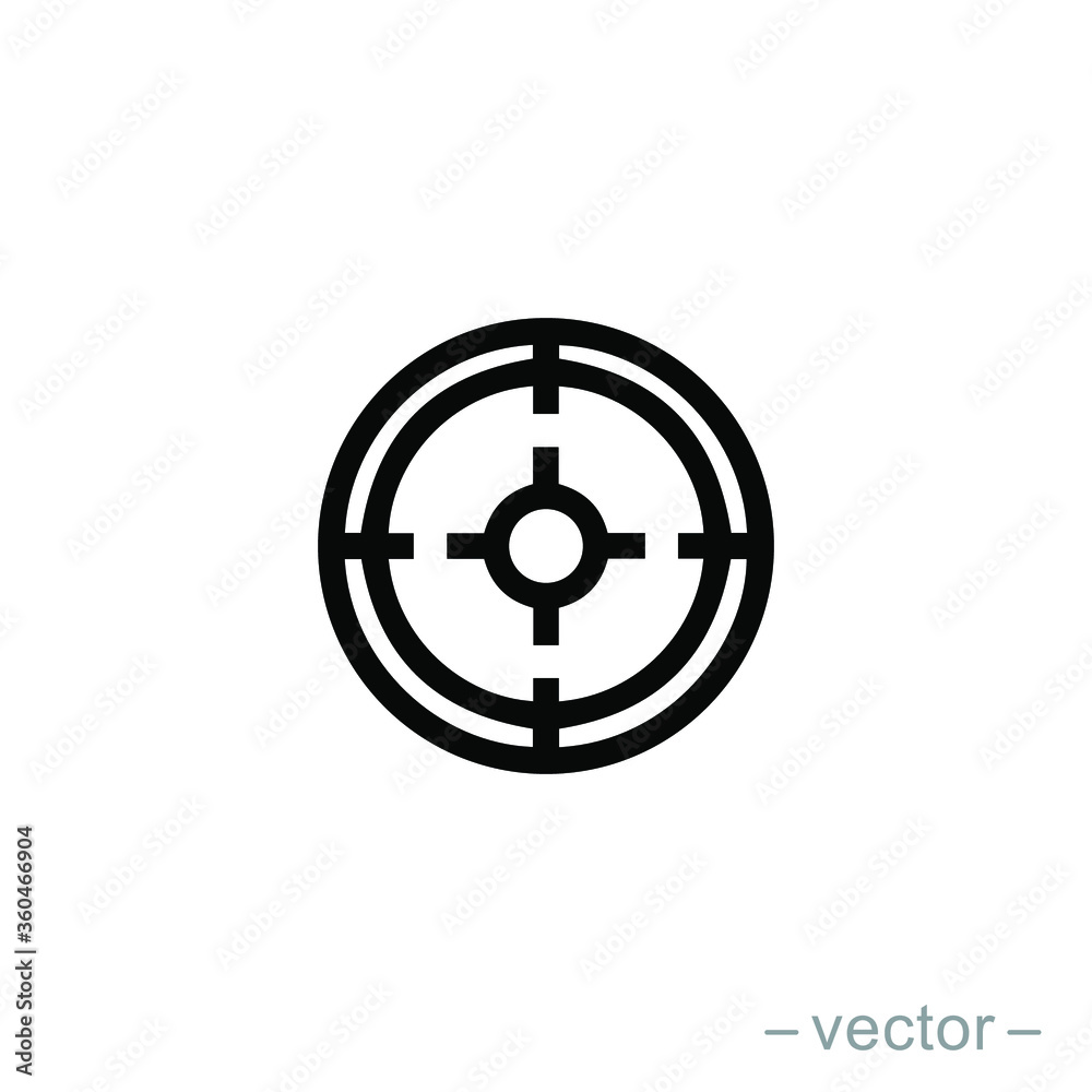 Focus icon, focus lens. Vector illustration. EPS 10. Focus icon, focus lens. Vector illustration. EPS 10.