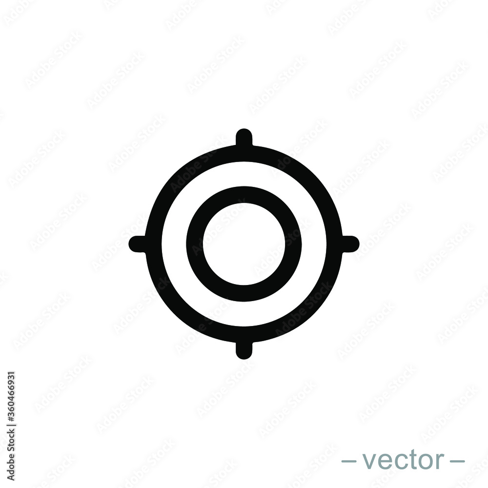 Focus icon, focus lens. Vector illustration. EPS 10. Focus icon, focus lens. Vector illustration. EPS 10.