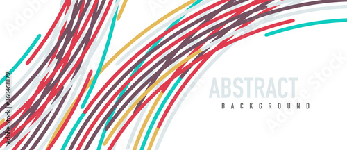 Аbstract moving colorful lines vector backgrounds for cover, placard, poster, banner or flyer