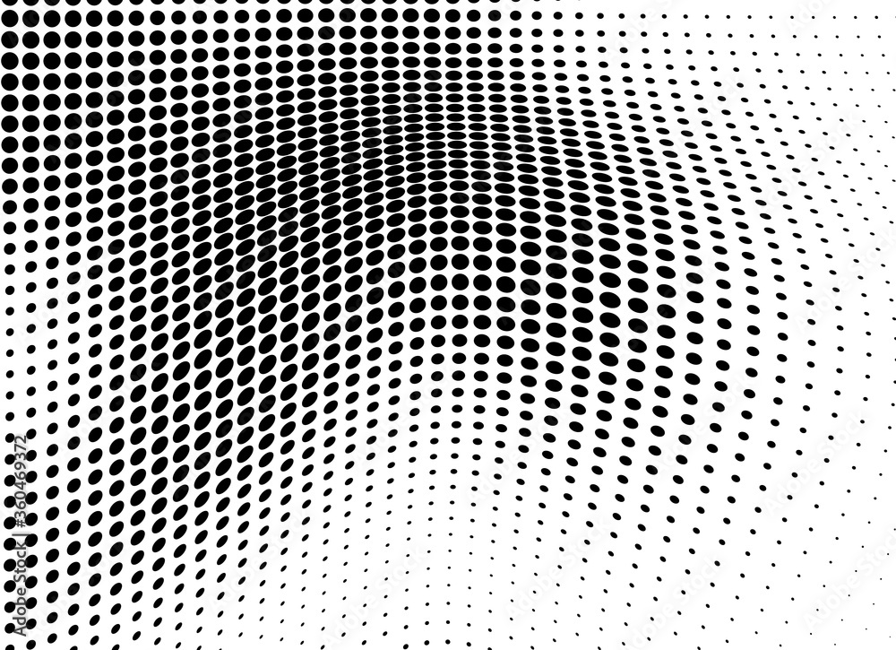 The halftone texture is monochrome. Vector chaotic background. The halftone texture is monochrome. Vector chaotic background.