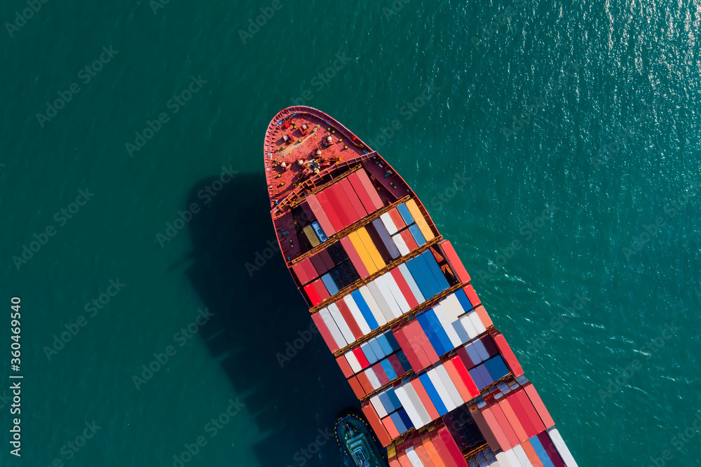 Business of The transportation of logistics a Container cargo ship, import export business,which Shipping, Nautical Vessel image. Business of The transportation of logistics a Container cargo ship, import export business,which Shipping, Nautical Vessel image.