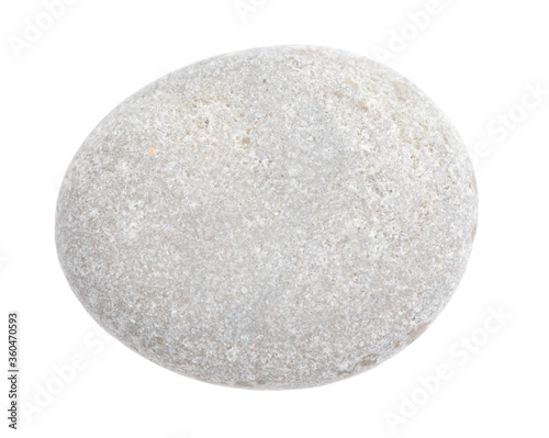 Sea stone isolated on a white background.