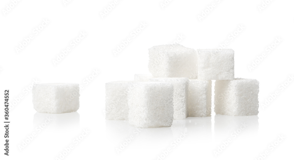 Heap of sugar cubes Heap of sugar cubes