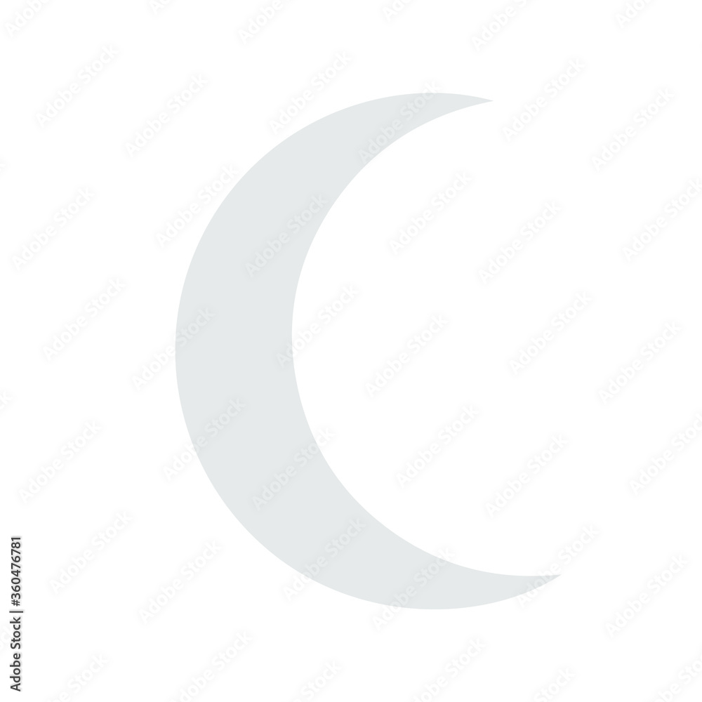 Moon icon. flat illustration of moon vector icon for web. EPS 10 Moon icon. flat illustration of moon vector icon for web. EPS 10