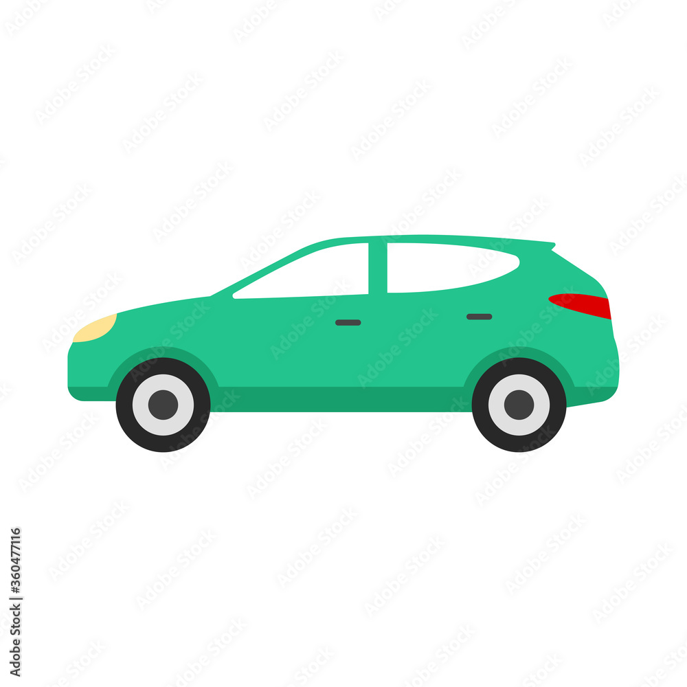 Car vector illustration. Flat design