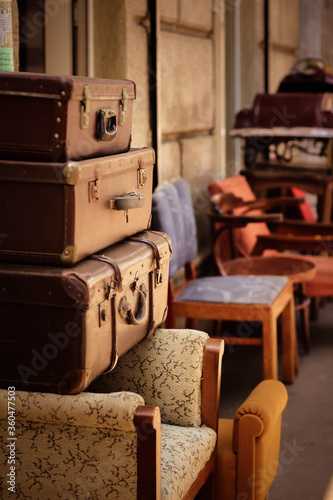 Vintage style travel images. Vcation mood photo