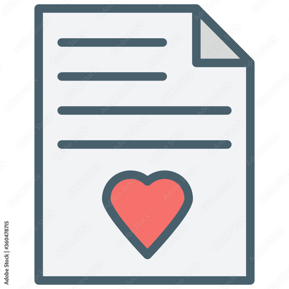 Love Notes concept vector icon design, love and romance symbol on white background, valentine day stock illustartion Love Notes concept vector icon design, love and romance symbol on white background, valentine day stock illustartion