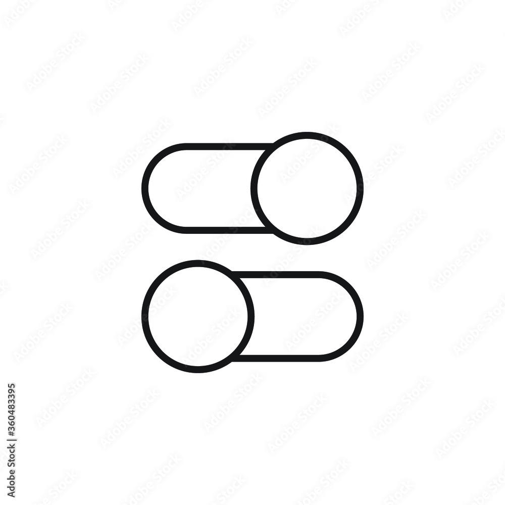 on off icon vector sign on off icon vector sign