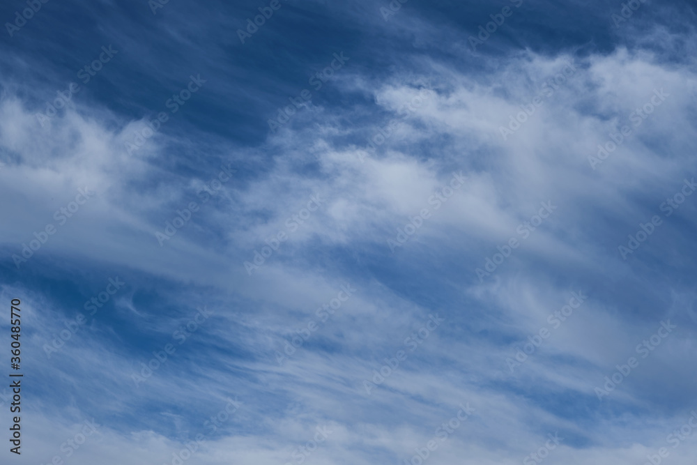 Cirrus clouds, soft clouds, natural background and texture