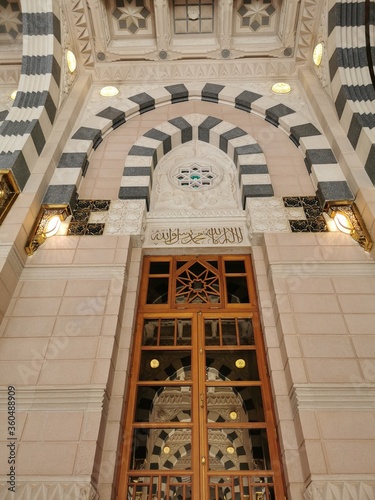 Window of the holy mosque of masjed Nabawie