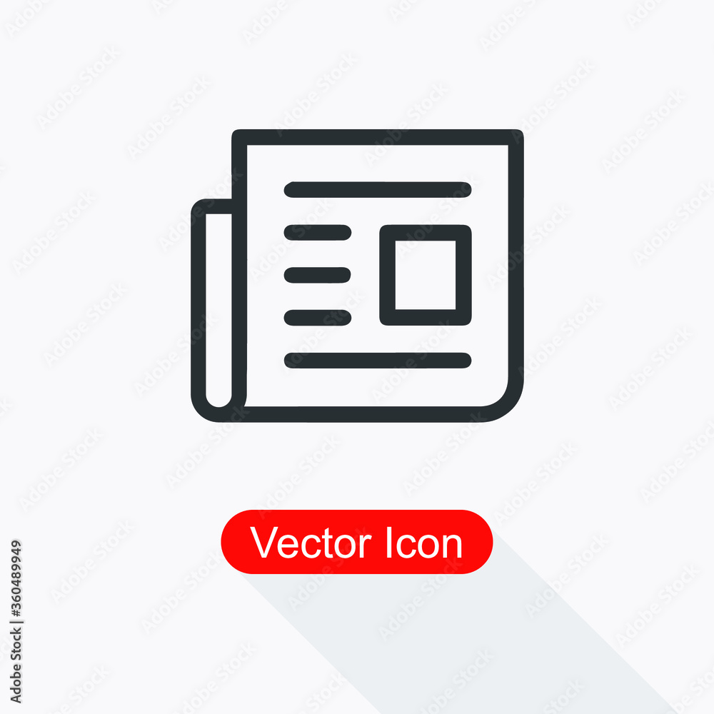 News Icon, Newspaper Icon Vector Illustration Eps10 News Icon, Newspaper Icon Vector Illustration Eps10