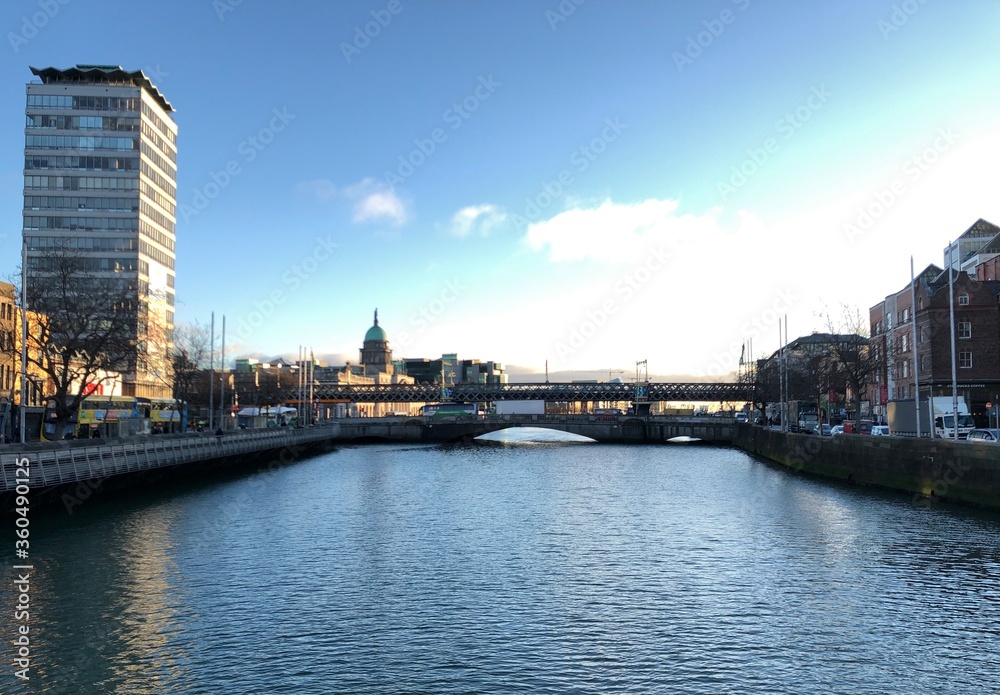 River Liffey Dublin City  Centre