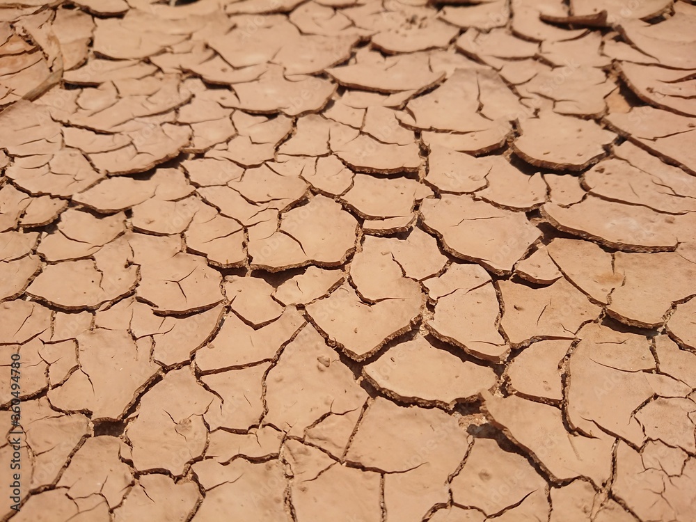Dry clay mud texture drought global warming Dry clay mud texture drought global warming