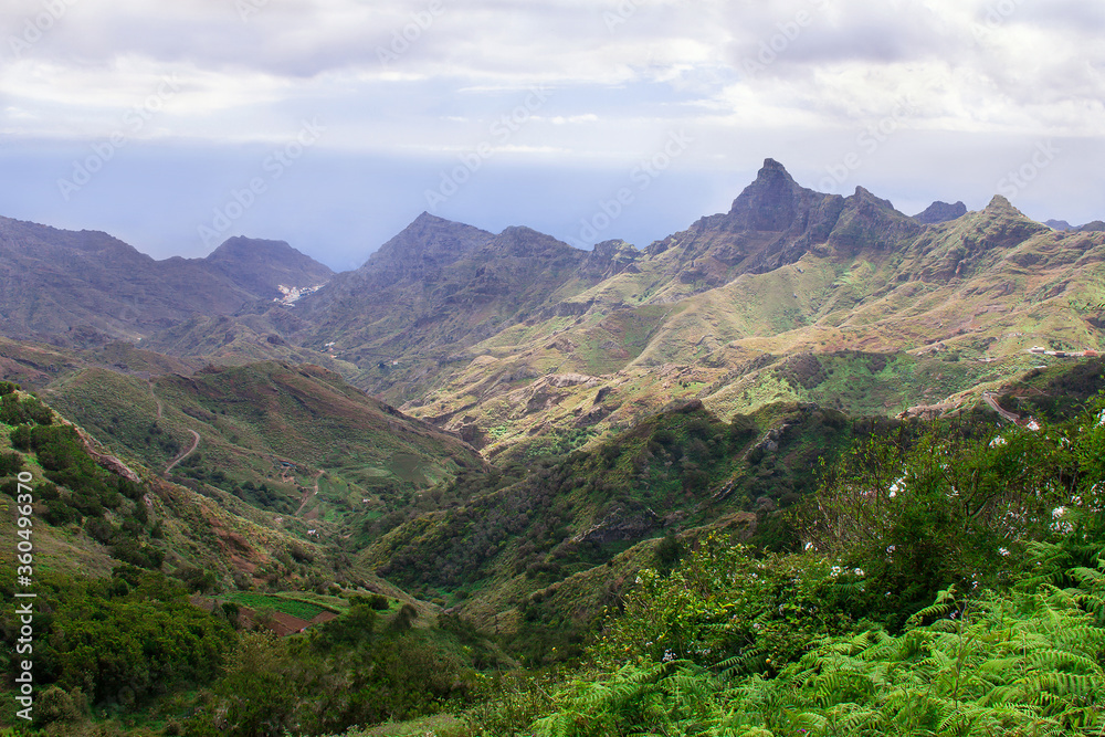 Fototapeta premium Landscape of the mountains. Tenerife. Canary island.